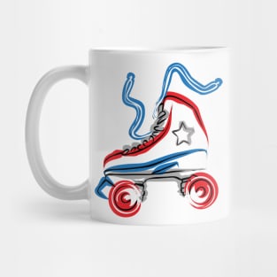 Four Wheels Roller Skate Mug